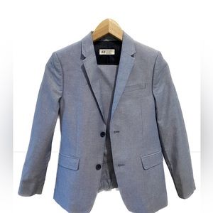 Light blue boys H&M suit (10-11Y)